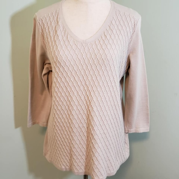 Talbot's Tops - Talbot's Tan Long Sleeve Sweater